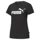 Puma Damen T-Shirt ESS Logo Tee schwarz