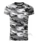 Preview: Camouflage T-shirt grå foran