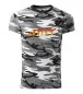 Preview: Camouflage T-shirt grå Evolution Kick