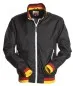 Preview: Windbreaker all-weather jacket rain jacket Germany flag black