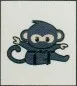 Preview: Bæltemærke Ninja-abe-mærke
