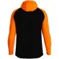 Preview: JAKO hooded jacket Iconic black/neon orange