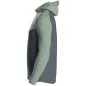 Preview: JAKO hooded jacket Iconic anthra light/mint green/soft grey