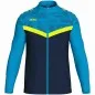 Preview: JAKO polyester jacket Iconic navy/JAKO blue/neon yellow