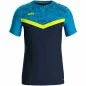 Preview: JAKO T-Shirt Iconic, marine JAKO blau neongelb 13-JA6124914