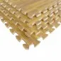 Preview: martial arts mats tatami wood look set of 4 W12P brown 60 x 60 x 1.2 cm