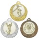 Preview: Medaille gold / silber / bronze Massivmetall 7 cm