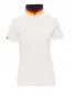 Preview: Polo shirt Tyskland damer hvid