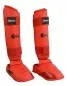 Preview: SMAI Karate shin instep protector WKF red or blue
