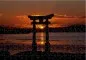 Preview: Puslespil solnedgang japansk port