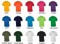 Preview: T-Shirt Karate Herzschlag Farben