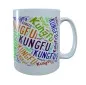 Preview: Mug white printed with Kung Fu coloured