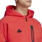 Preview: Veste à capuche adidas Designed 4 Gameday rouge clair