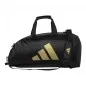 Preview: adidas sportstaske sportsrygsæk sort/guld imiteret læder