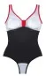 Preview: Swimming costume ANIKA I black/red