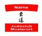 Preview: Judo suit back label with logo