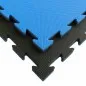 Preview: VechtsportmatTatami E20X blauw/zwart 100 cm x 100 cm x 2,1 cm