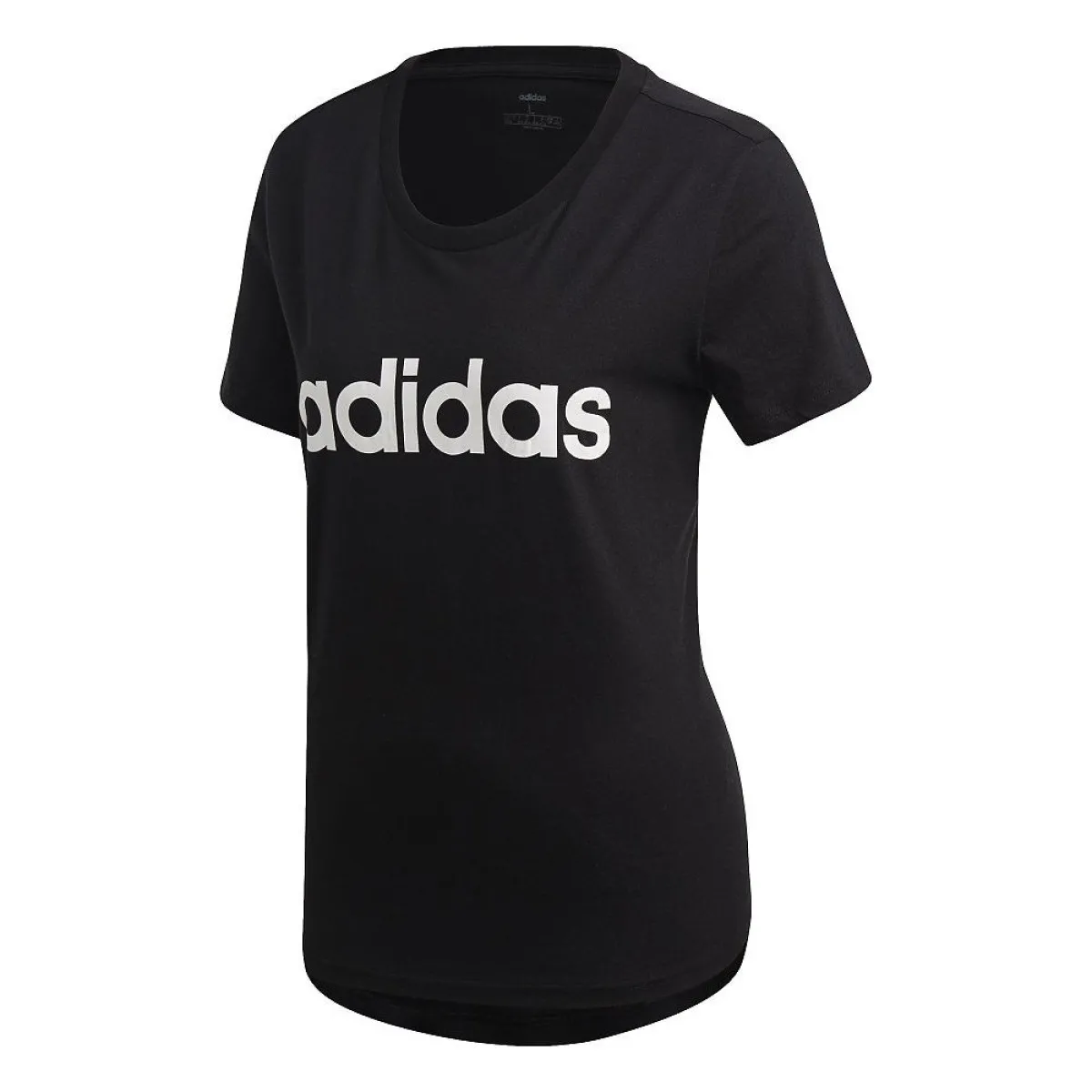 adidas Dames Performance Slim Fit T-shirt zwart