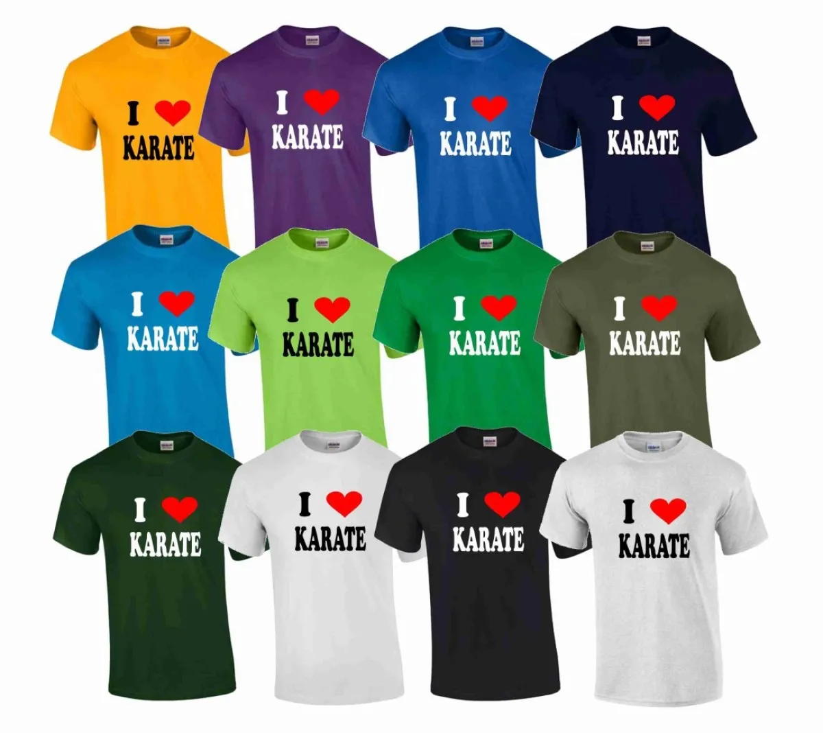 T-shirt Ik hou van karate