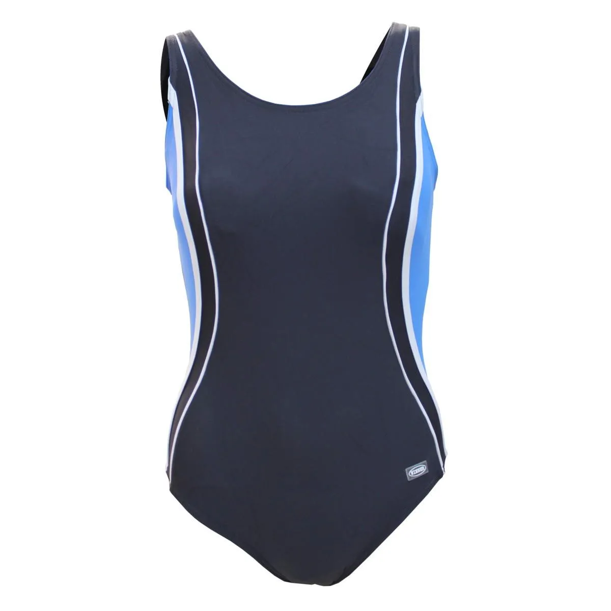 Agata swimming costume graphite/blue