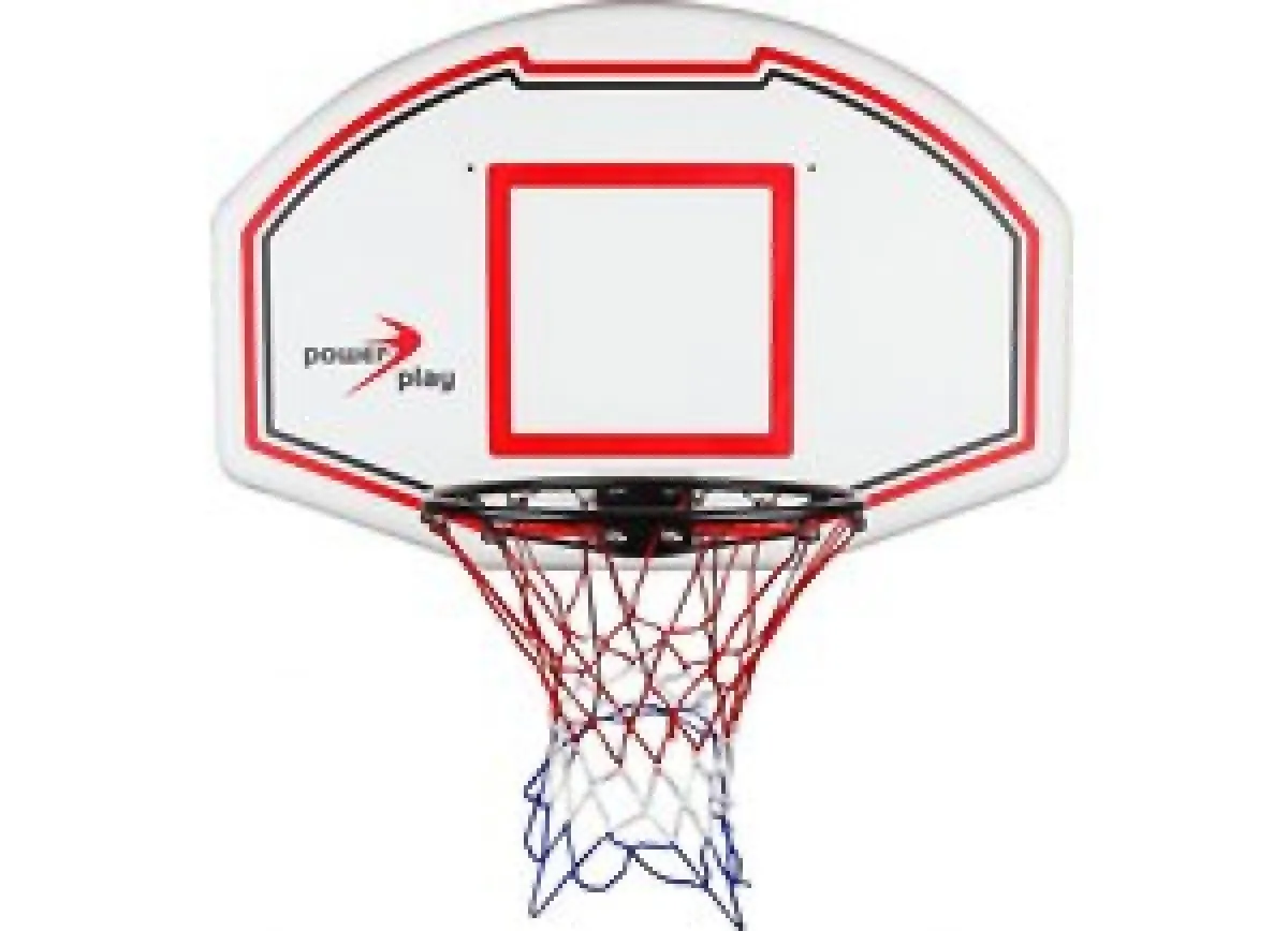 Basketbalhoepel met wit doelbord