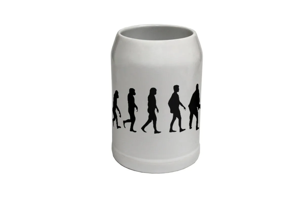 Evolution Karate beer mug