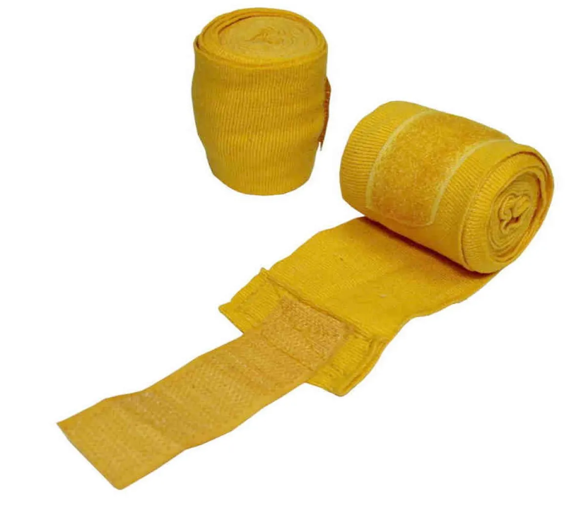 Boxbandagen elastisch 250 cm für Boxhandschuhe gelb
