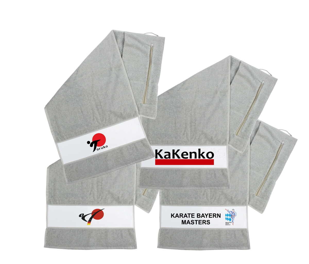 Fitness Handtuch mit Logo Tasche mit Sporthandtuch, bedruckt