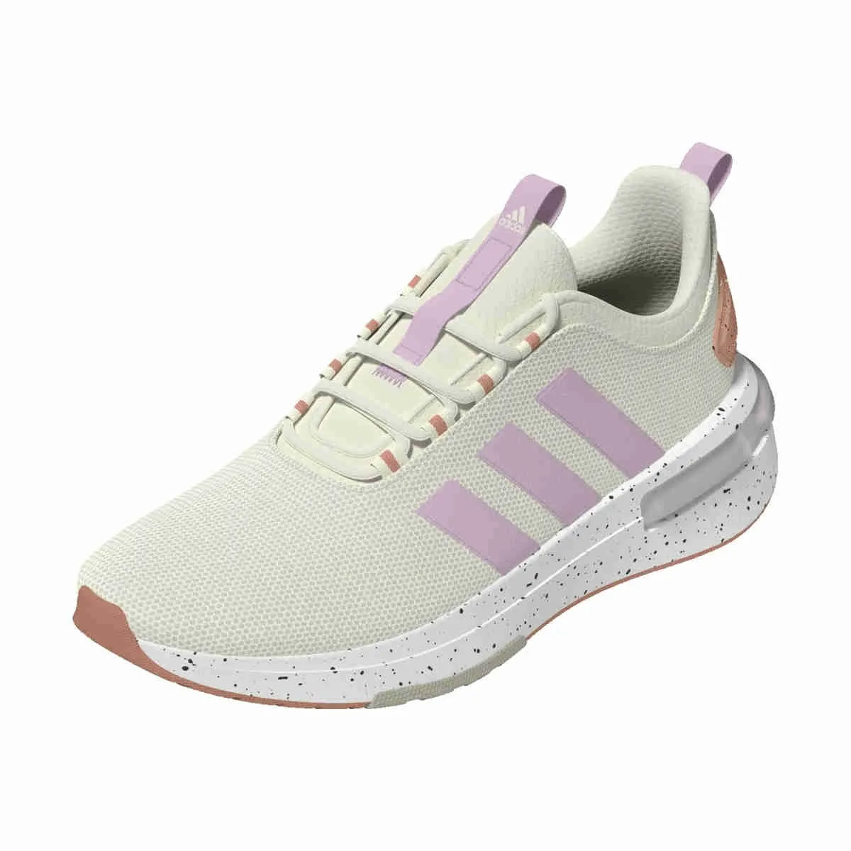 adidas Racer damessportschoen wit/roze