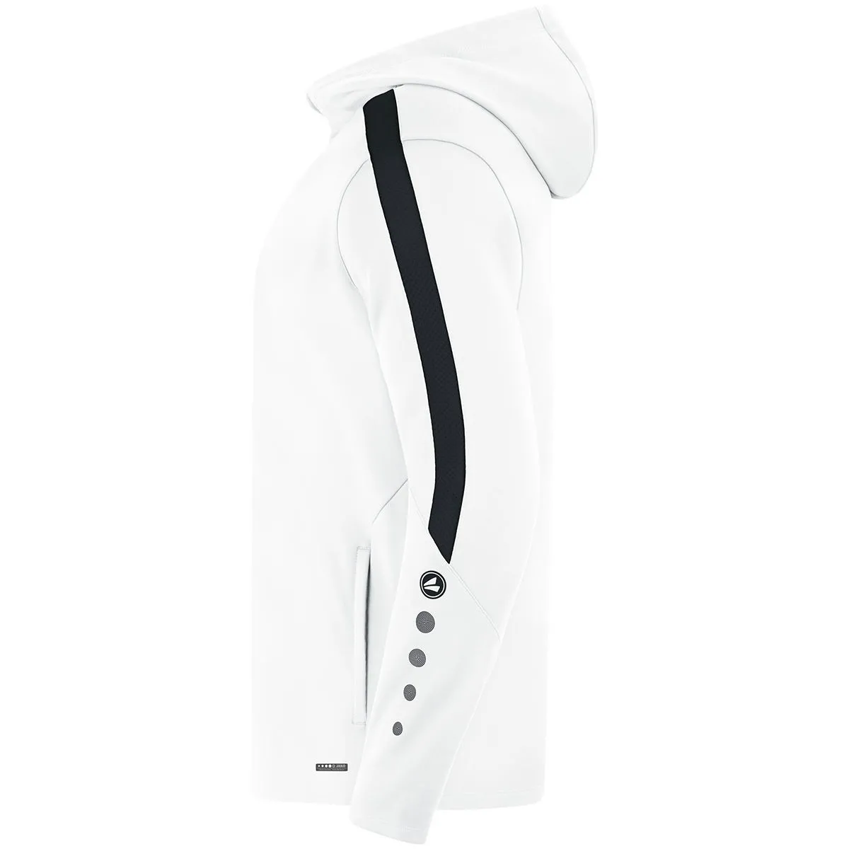 JAKO hooded jacket Power white with black
