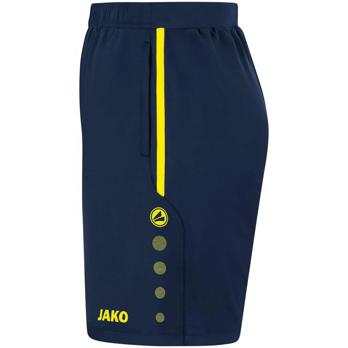 Jako training shorts Allround navy/neon yellow