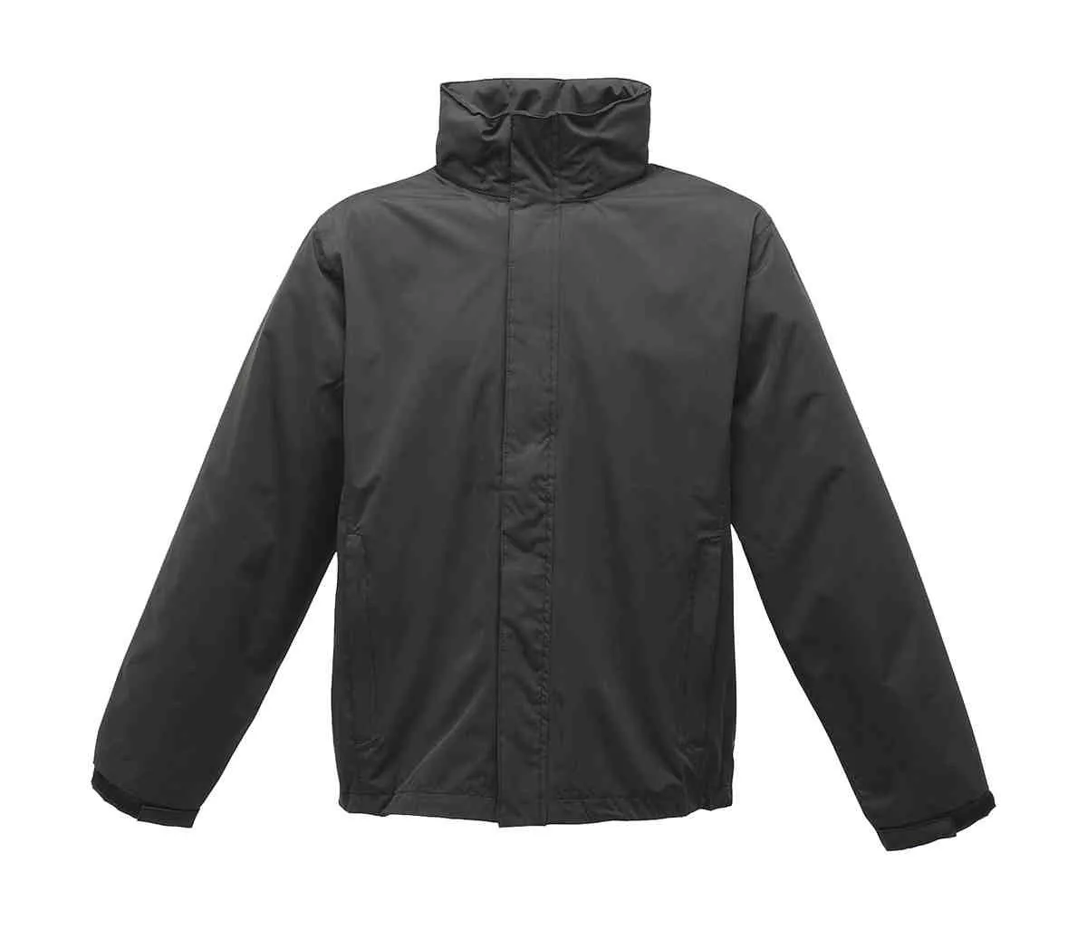Lightweight hooded jacket black