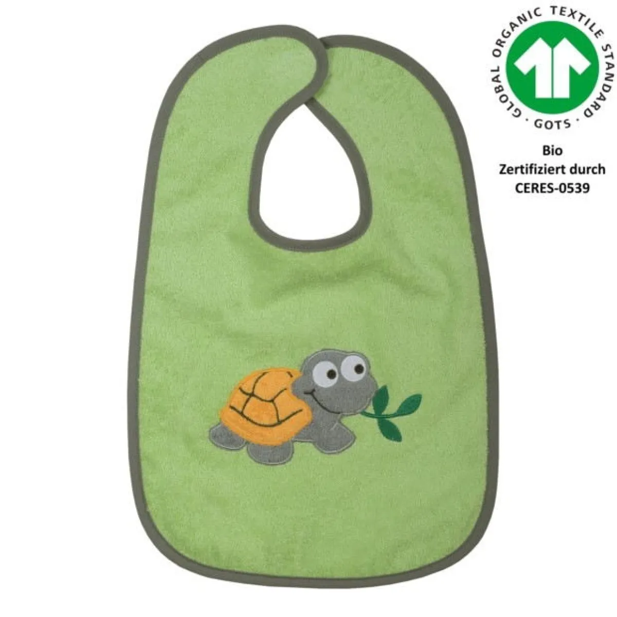 Slabbetje schildpad groen