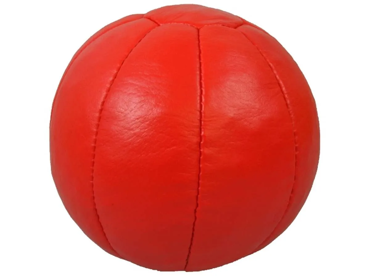 Medicijnbal 3 kg echt leer Slamball rood