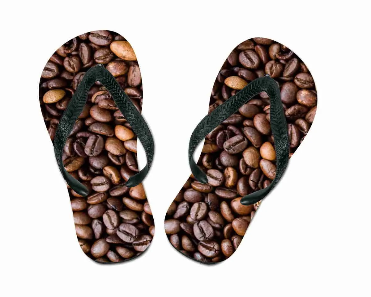 Flip flops kaffebønner