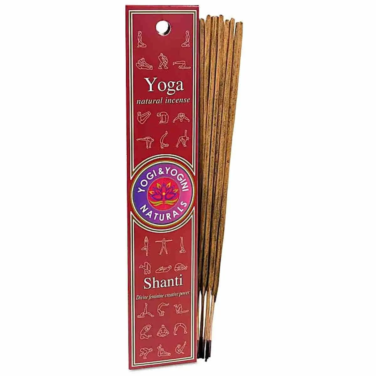 Røgelsespinde Yoga Shanti Sandeltræ duft