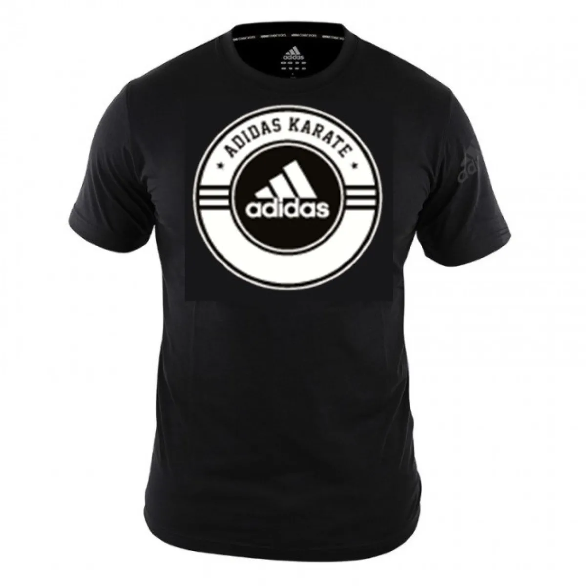 adidas Combat T-shirt Karate zwart/wit
