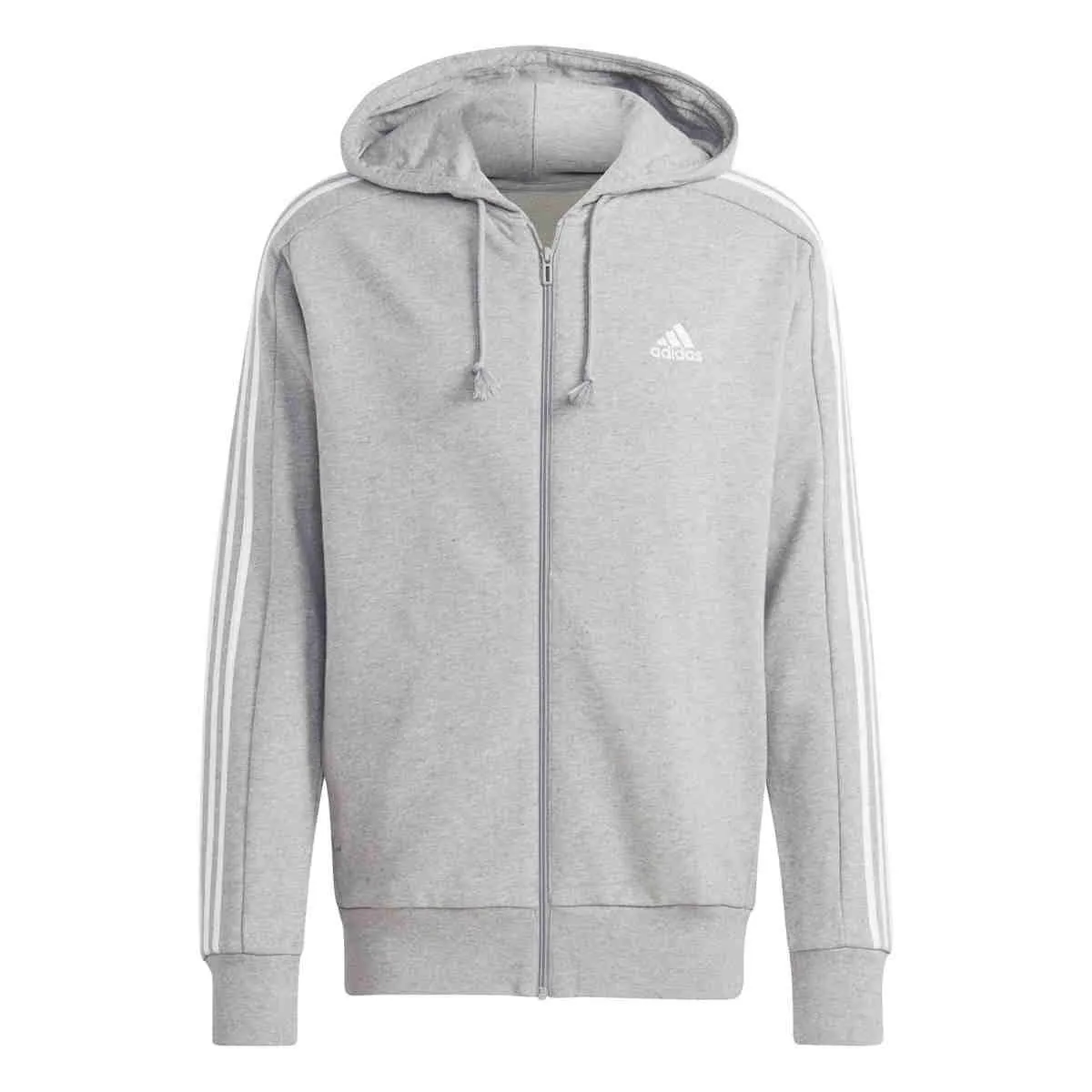 adidas Hooded Jacket French Terry grey/white IC9833