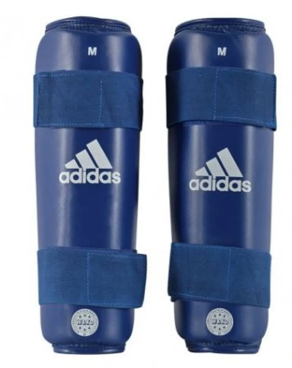 adidas Kickboksen WAKO Scheenbeschermer blauw