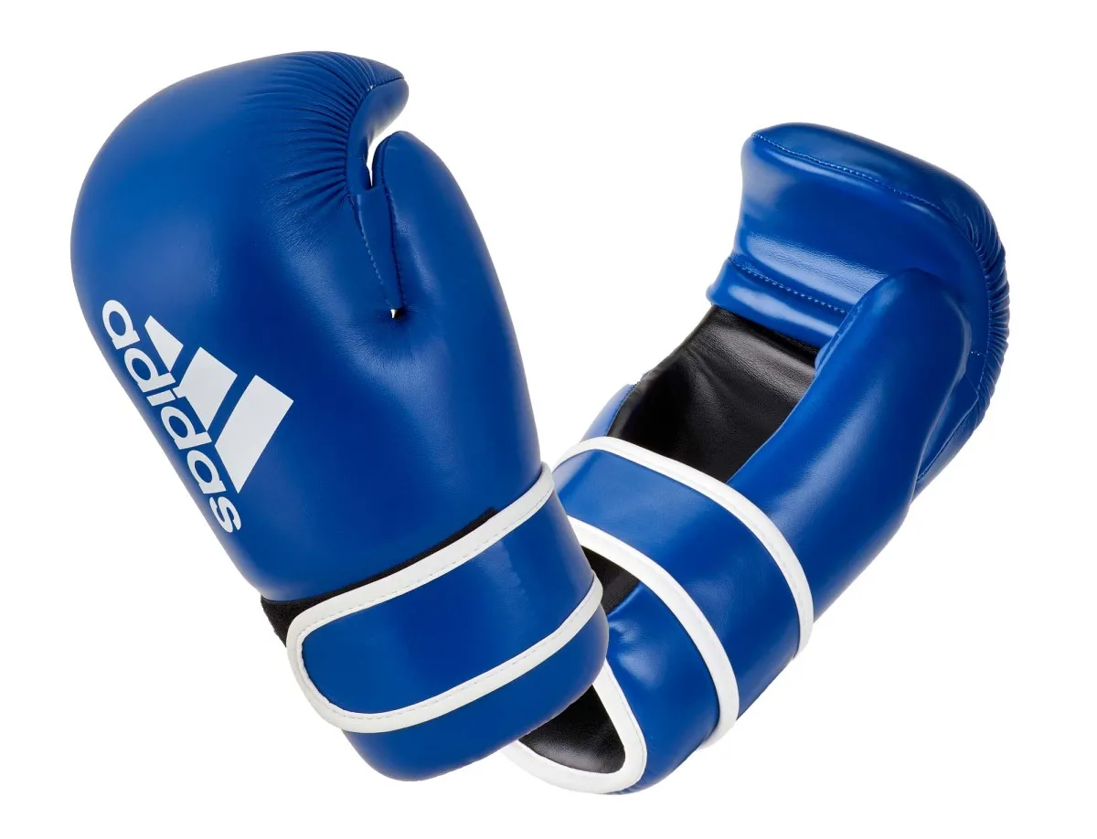adidas Pro Point Fighter 100 Kickbokshandschoenen blauw