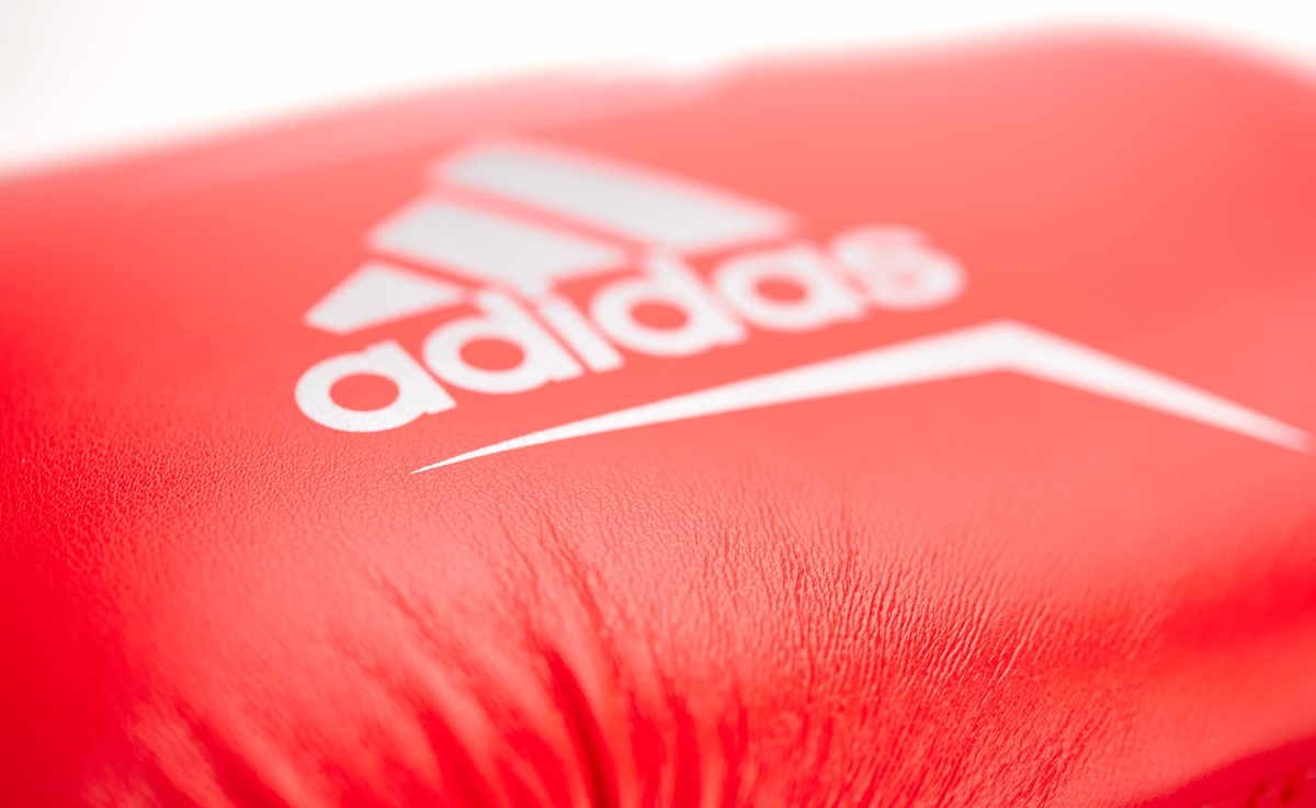 adidas Speed rot/silber 50 Boxhandschuhe