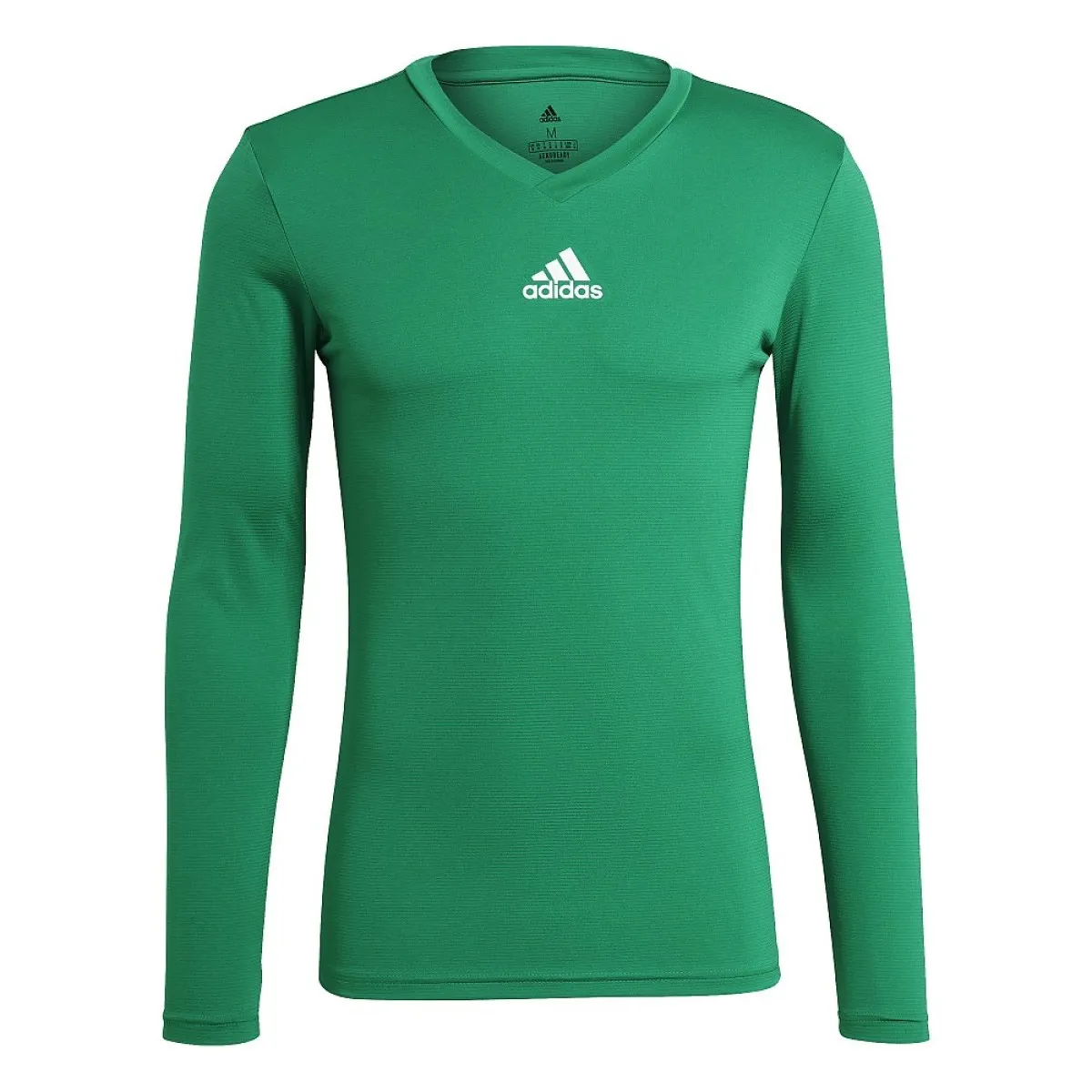T-shirt adidas Techfit manches longues Team Base vert 13-ADIGN7504