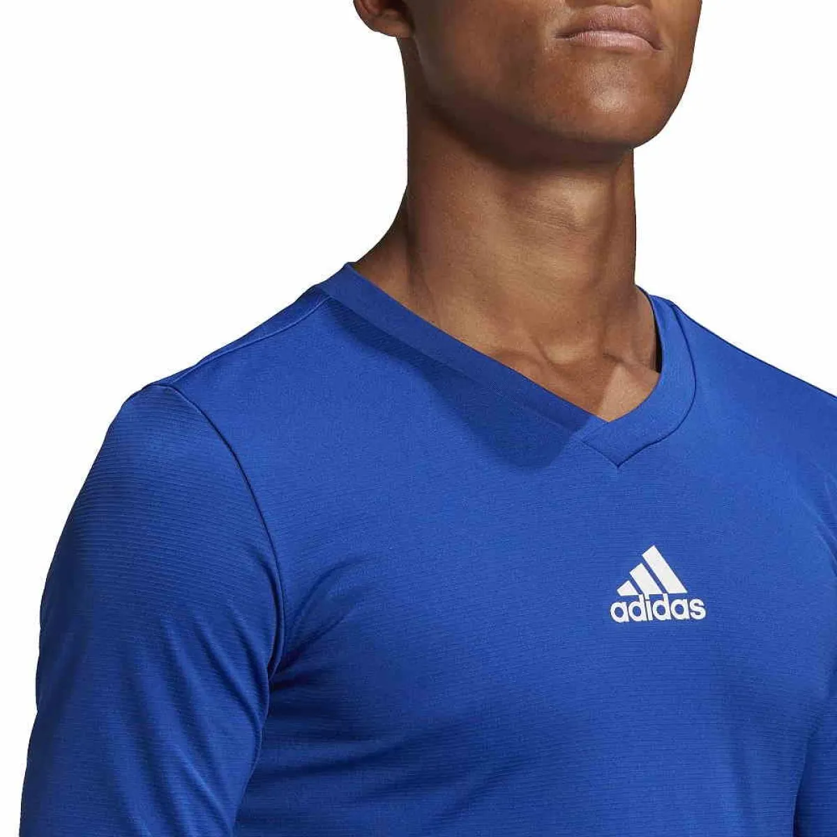 T-shirt adidas Techfit manches longues Team Base bleu royal