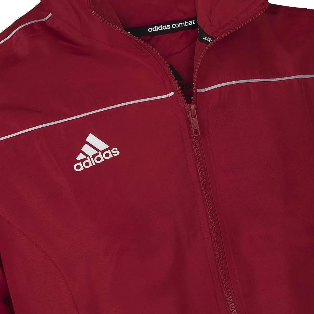 adidas tracksuit jacket red