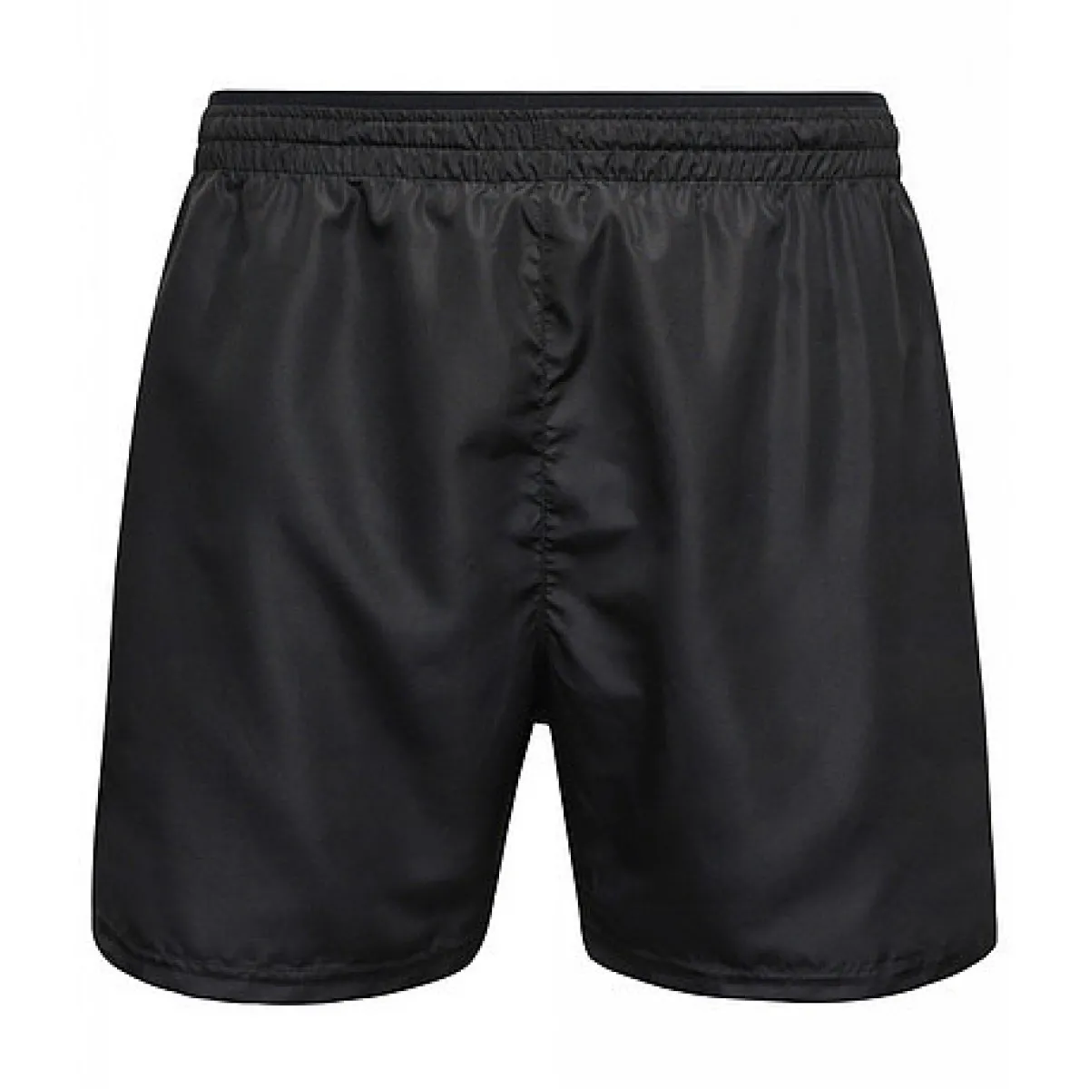 black printed shorts
