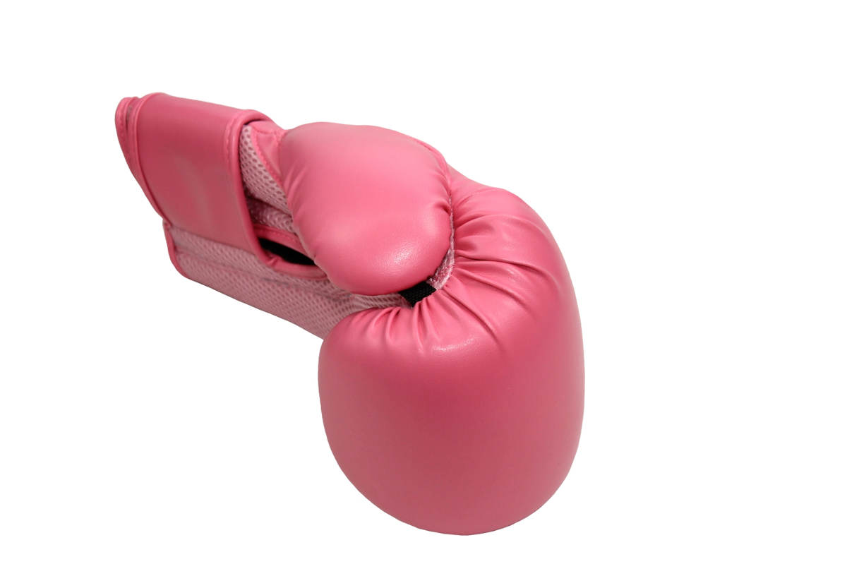 Boxhandschuhe pink für Kinder Klettverschluss Kunstleder Jugendliche und mit