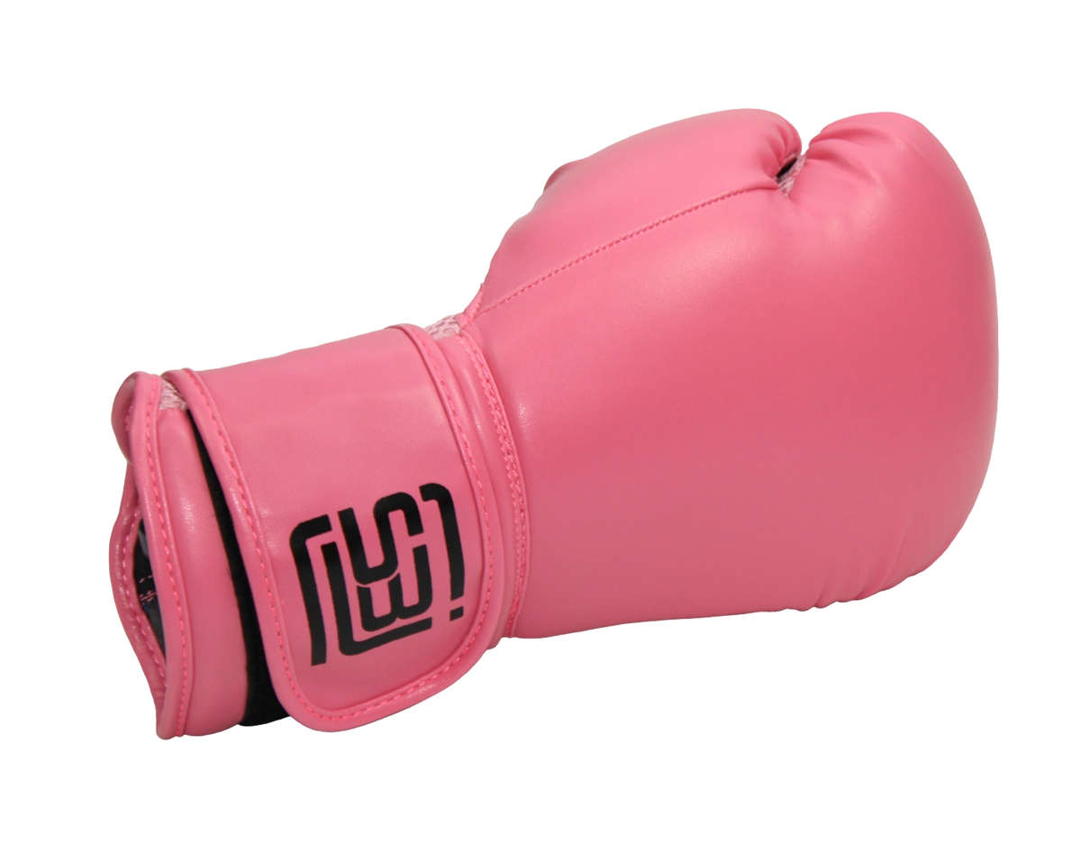 Boxhandschuhe pink Kunstleder für Klettverschluss und mit Kinder Jugendliche