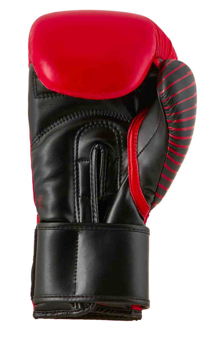 OZ 10 adidas Boxhandschuhe Competition rot|schwarz Leder