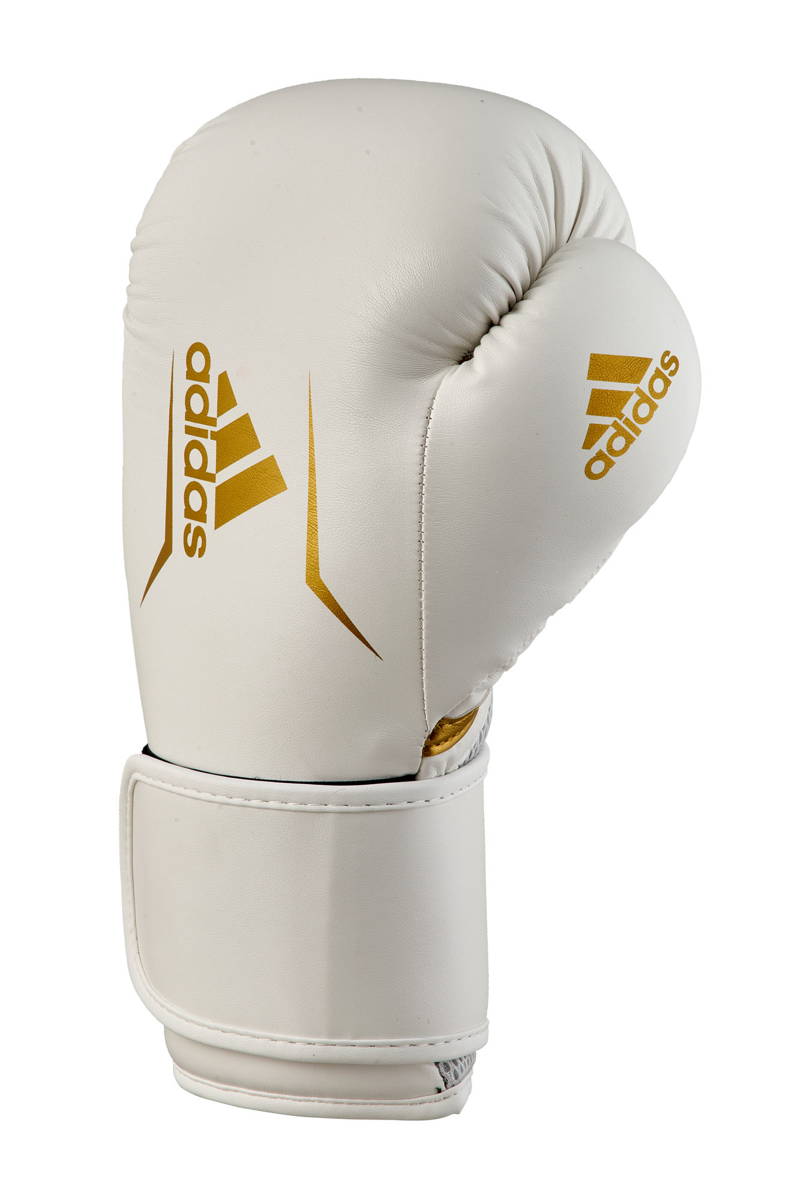 adidas Boxhandschuhe Speed weiß/gold 100