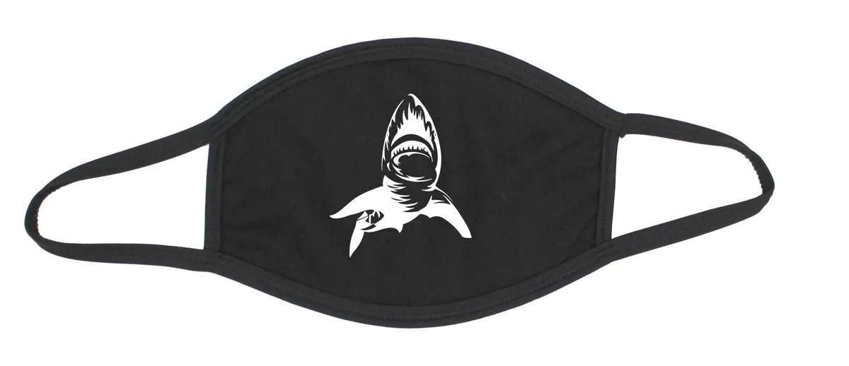 Mouth and nose mask cotton black shark